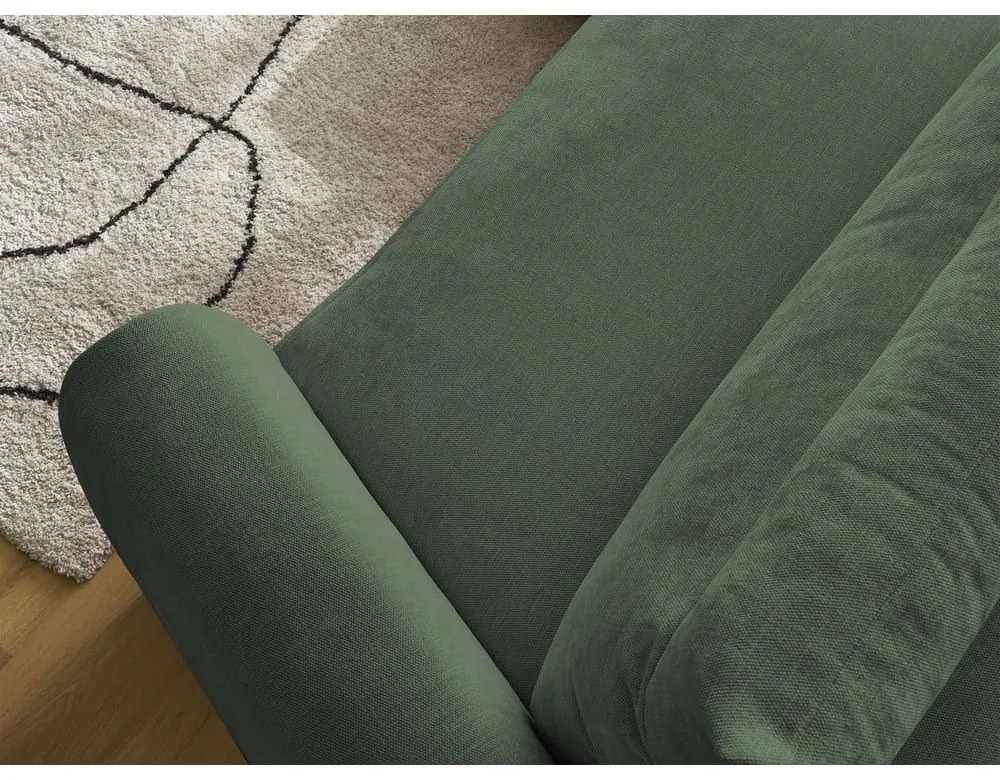 Тъмнозелен ъглов диван Aden – Bobochic Paris