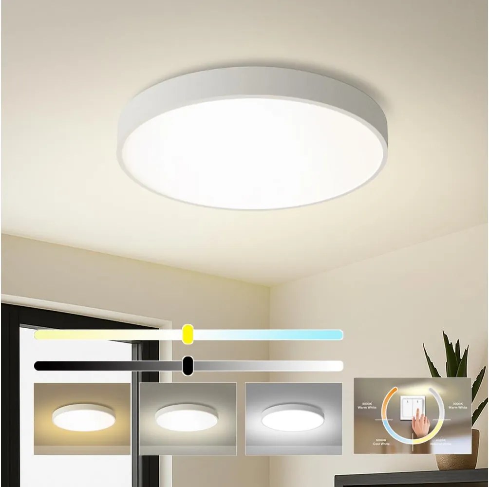 BRILAGI - LED таванно осветително тяло POOL LED/60W/230V 3000/4000/6000K Ø 60 см, бяло
