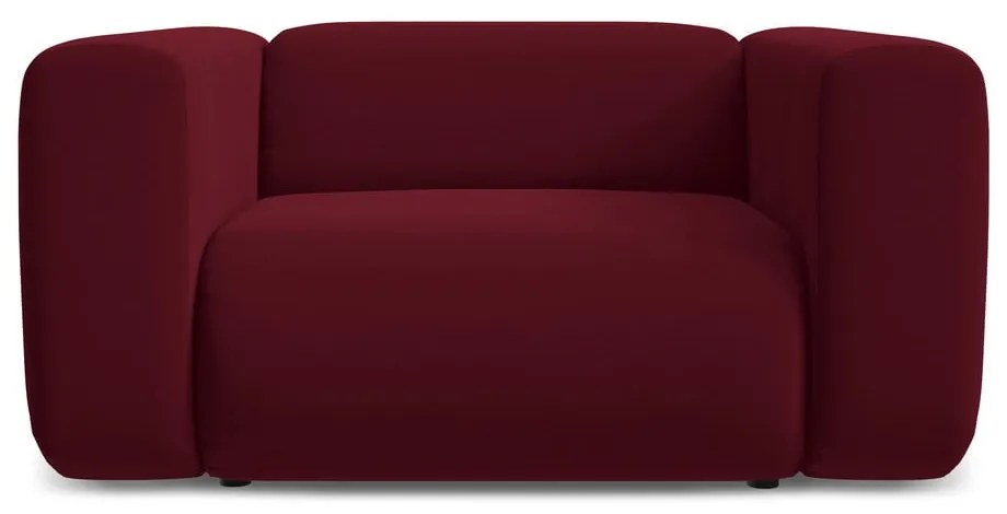 Бордо кадифено кресло Ekahi – Makamii