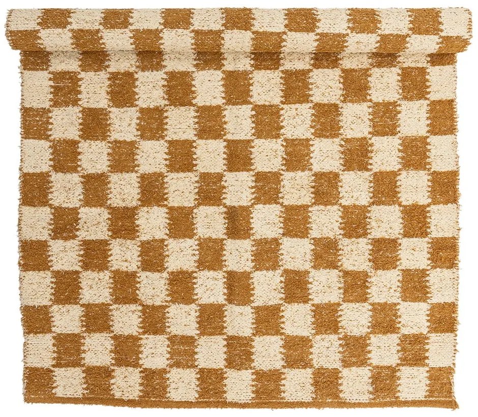 Бежов/кехлибарен памучен килим 140x200 cm Chola – Bloomingville