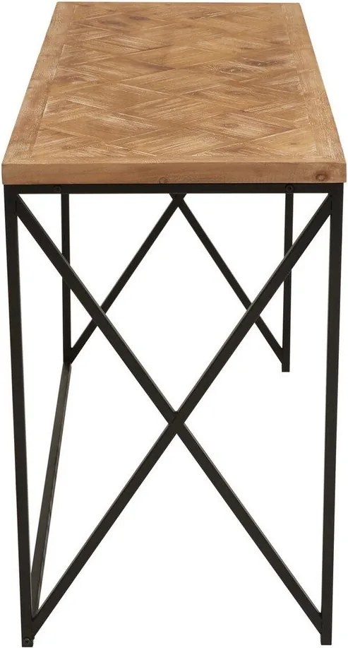Конзолна маса от масивна ела в естествен цвят 48x120 cm Kickford – Premier Housewares