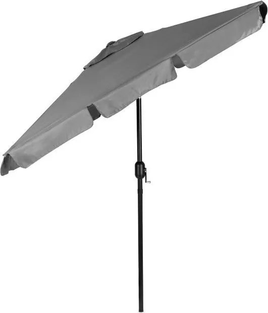 Елегантен градински чадър с регулируем наклон 200x130 cm