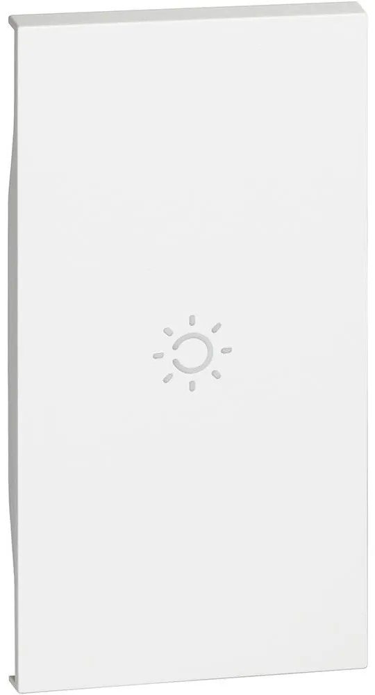 BTICINO KW01M2A - Лицев панел със символ лампа, бял 2M  Living now - KW01M2A