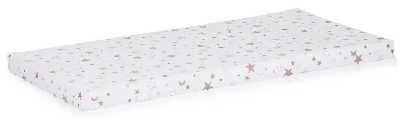 CHIPOLINO Сгъваем матрак 60/120/6 БЯЛ/ БЕЖОВИ ЗВЕЗДИ