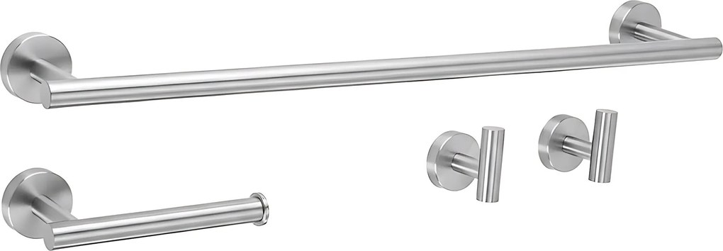 Комплект аксесоари за баня  Ari Brush Nickel 4 части