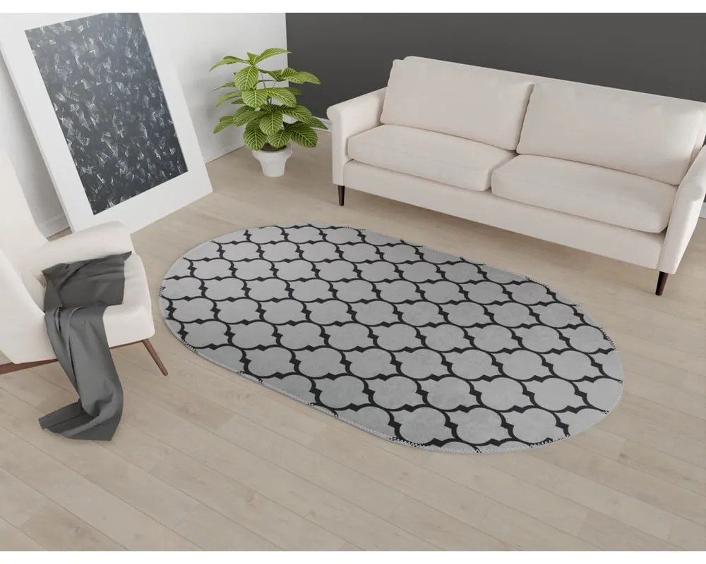 Тъмносив миещ се килим 120x180 cm - Vitaus