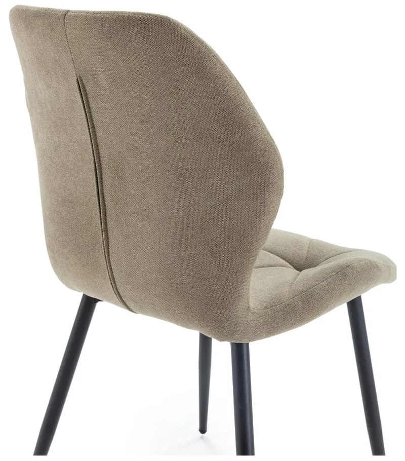 Трапезни столове в цвят каки в комплект от 4 броя Luna - Marckeric