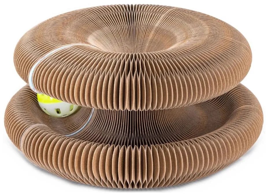 Nobleza - 3в1 дървено котешко драскало, кафяво