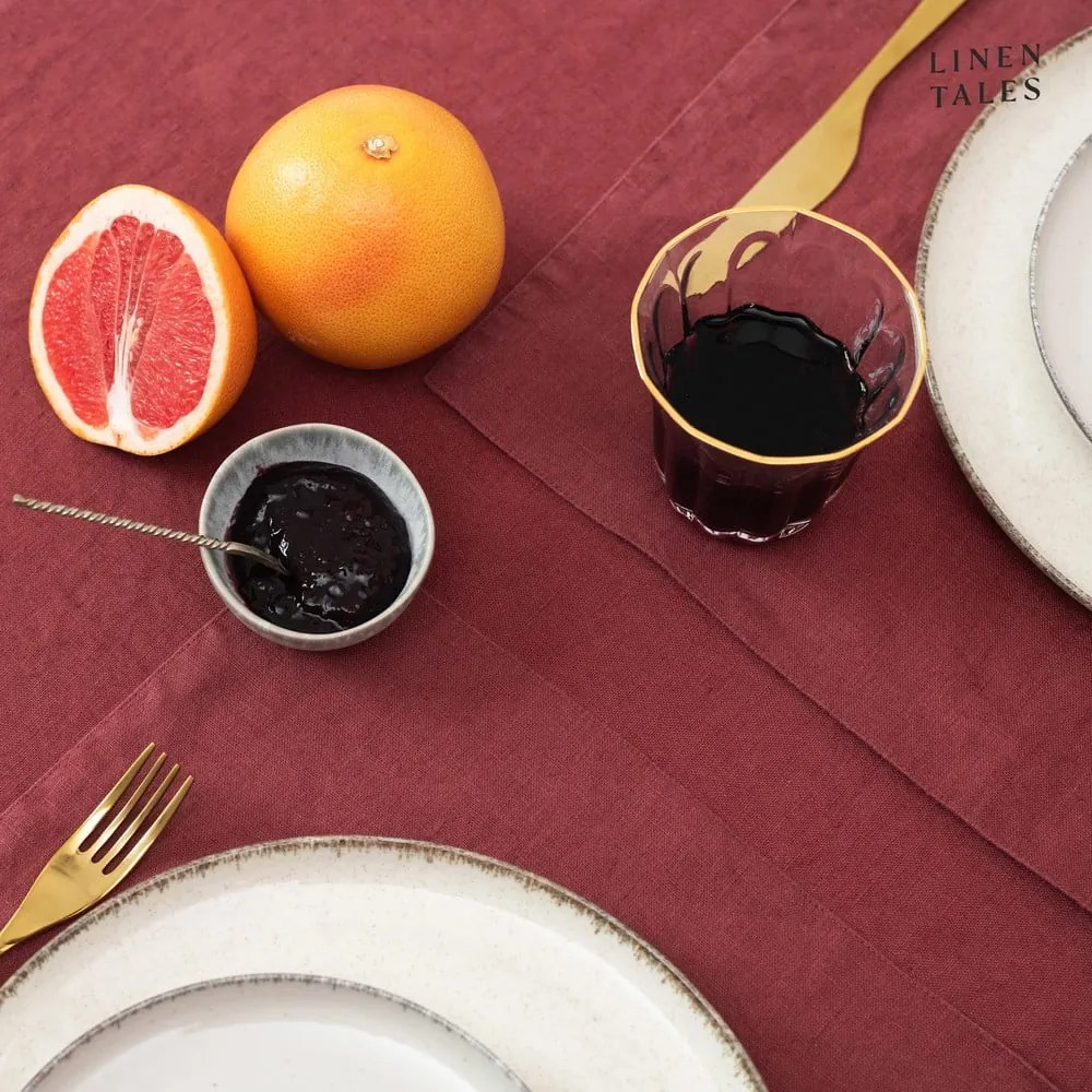 Ленена покривка 40x200 cm Marsala – Linen Tales