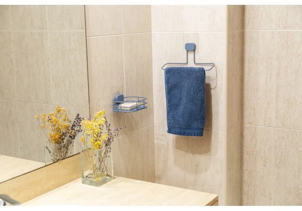 Светлосин самозадържащ се метален дозатор за сапун Grena - Compactor