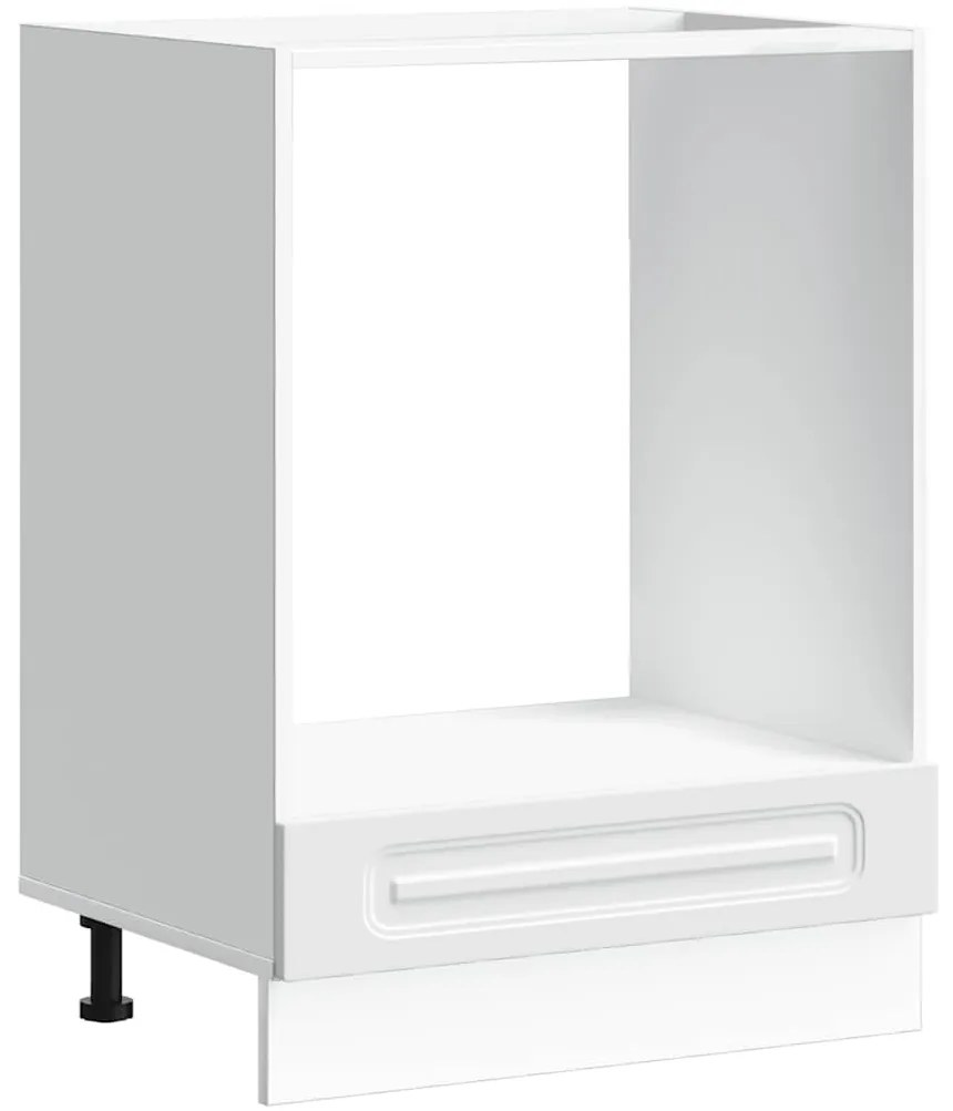 853517 vidaXL Шкаф за фурна, Kalmar, бял, инженерно дърво