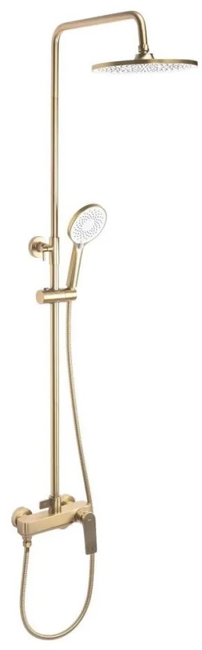 REA-P2400 - Душ комплект AVALON със смесител, четкано злато