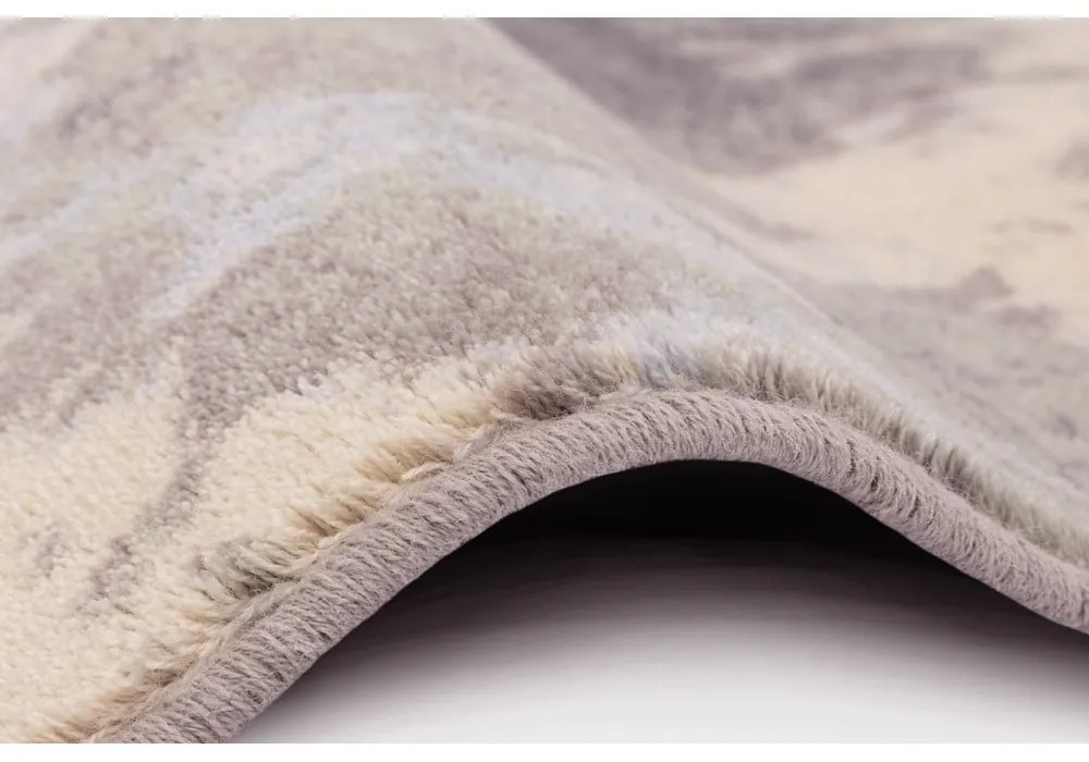 Сив вълнен килим 160x240 cm Daub - Agnella