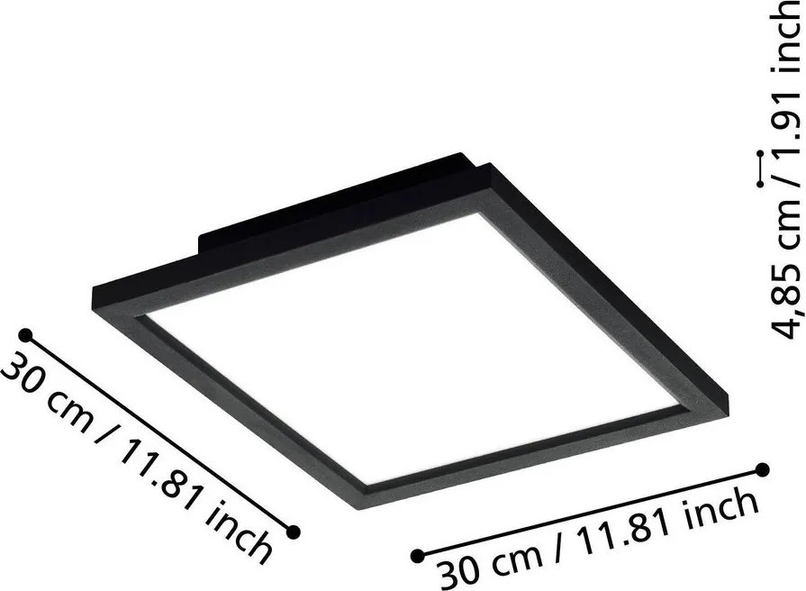 LED smart осветително тяло за таван 15 W SALOBRENA-Z – EGLO