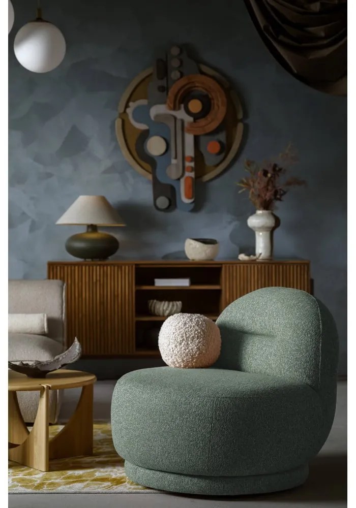 Зелено кресло Ovo – Miuform