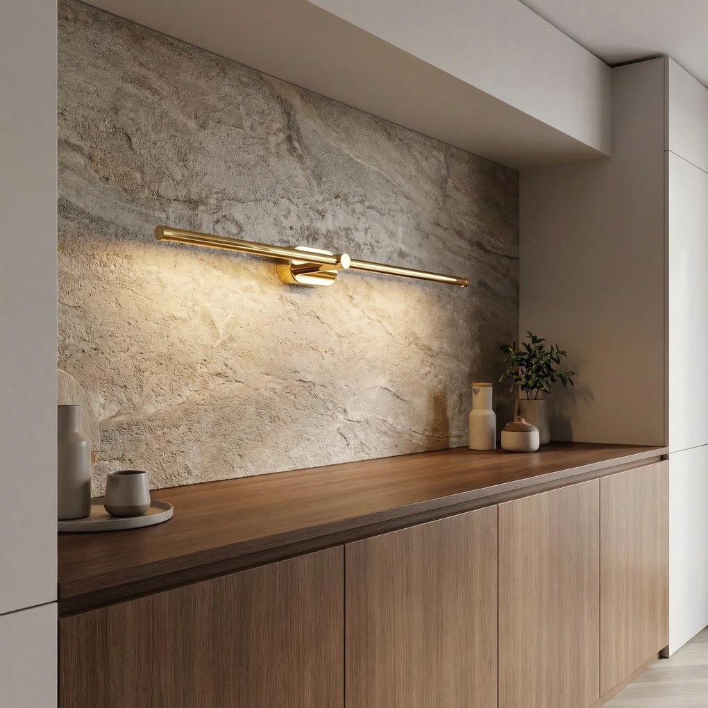 LED аплик за баня APP1891-1W 80 cm GOLD