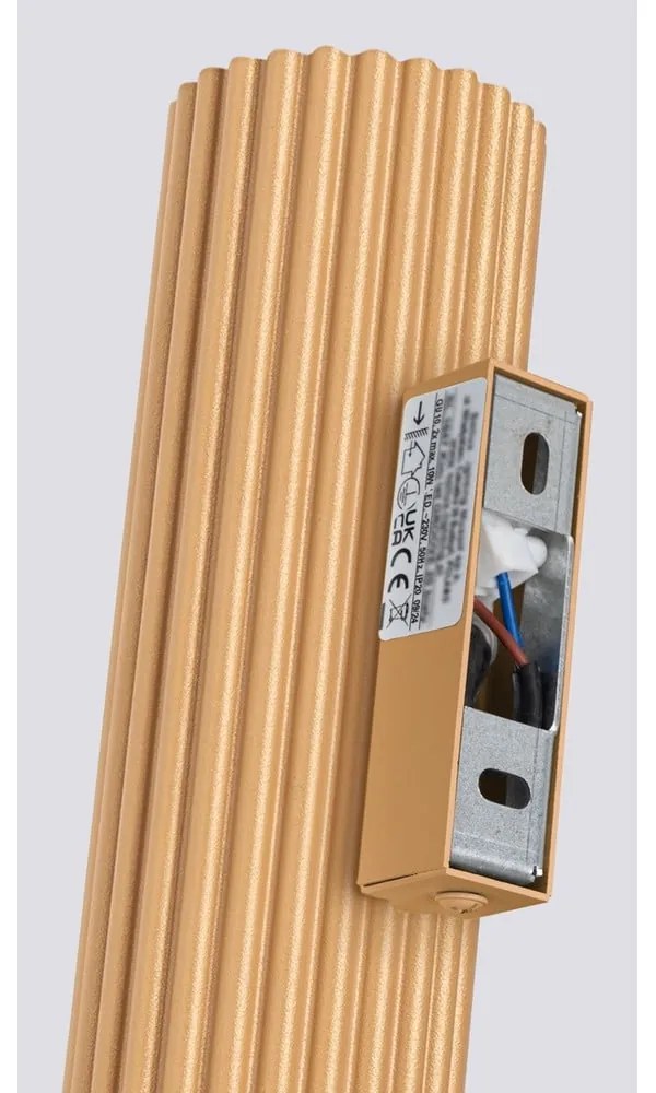 Стенна лампа в златист цвят Gleam – Sollux