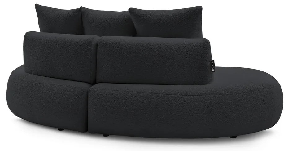 Диван от тъмносив плат букле 260 cm Saint-Germain - Bobochic Paris