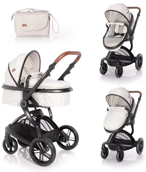 Детска комбинирана количка LUMINA LORELLI - Grey