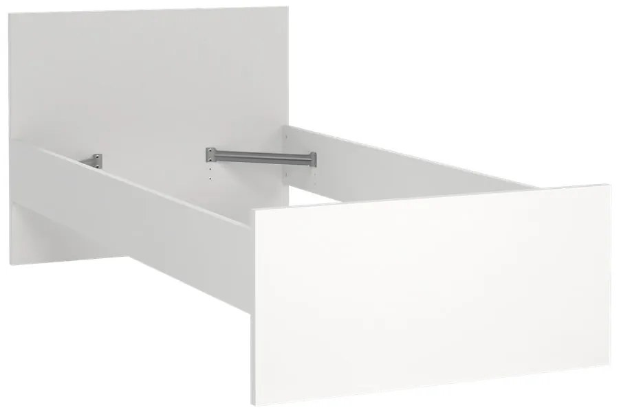Бяло единично легло 90x190 cm Naia – Tvilum