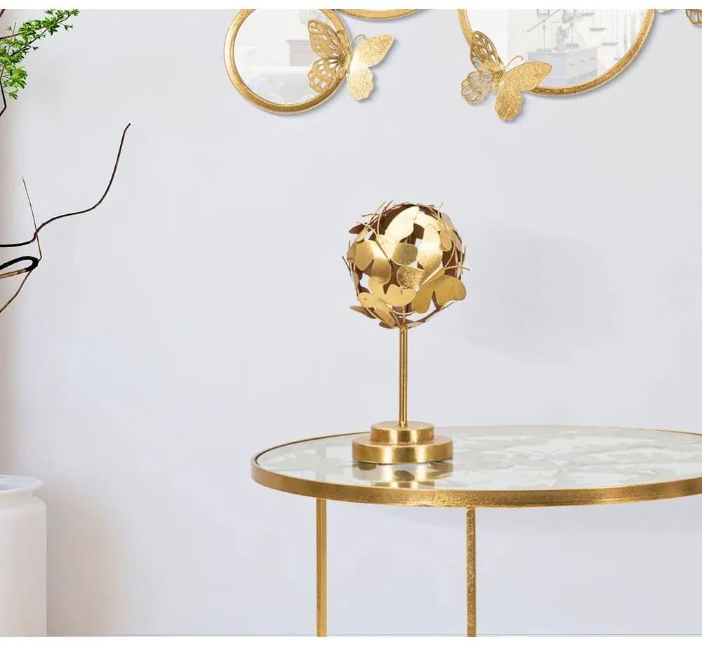 Метална статуетка в златна украса Пеперуда - Mauro Ferretti