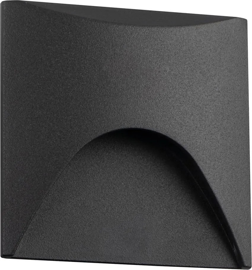 Kanlux 39140 - LED стълбищно осветително тяло EXIN LED/2,5W/230V 4000K IP65 антрацитно, квадратно