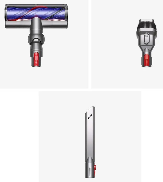 Вертикална прахосмукачка Dyson V8 Advanced 492636-01, 130AW, 540мл, 110000 rpm/min, Автономност до 40 мин, HEPA, Сребрист/Никел