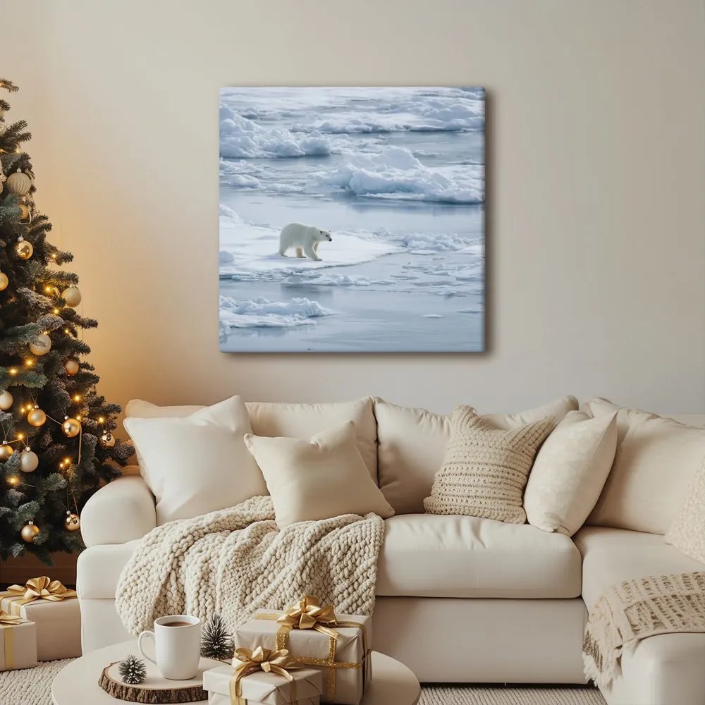 Картина на платно – Зимно царство на ледени площи