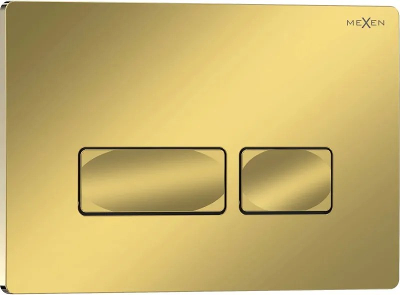 Mexen Tex 04 бутон за промиване, златен шампанско гланц - 6104-08