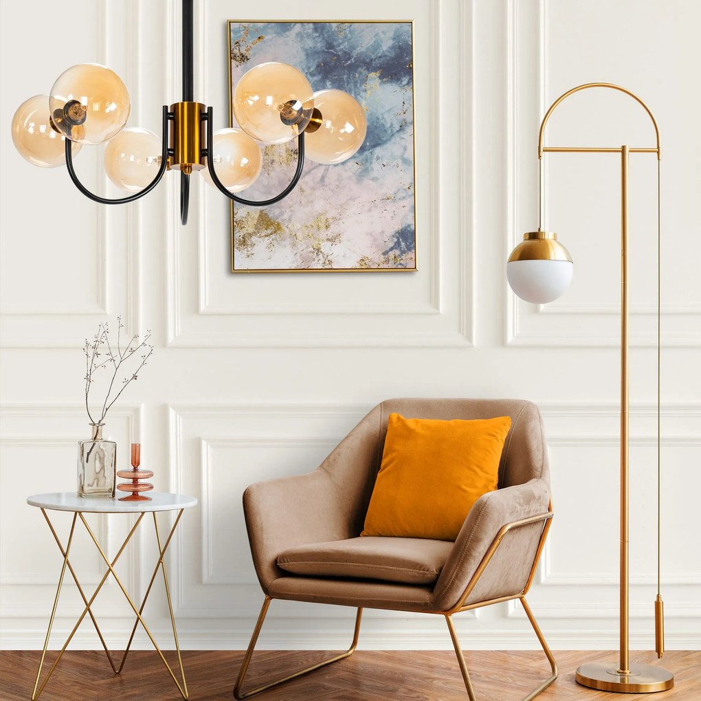 Лампа APP1120-6CP Gold