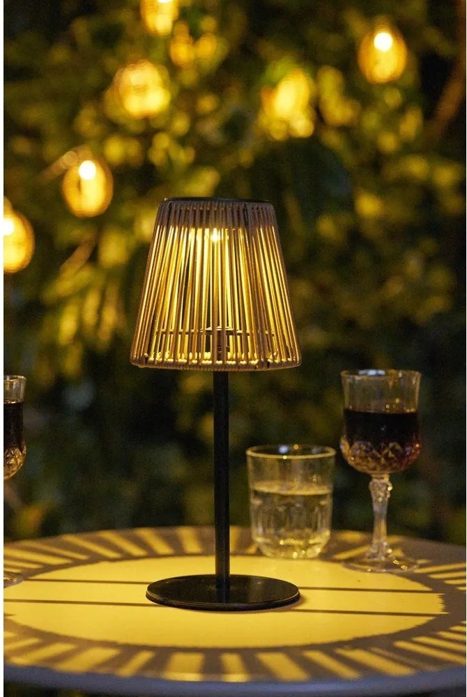 LED настолно/преносимо външно осветително тяло със соларен панел ø 14 cm Salford – House Nordic