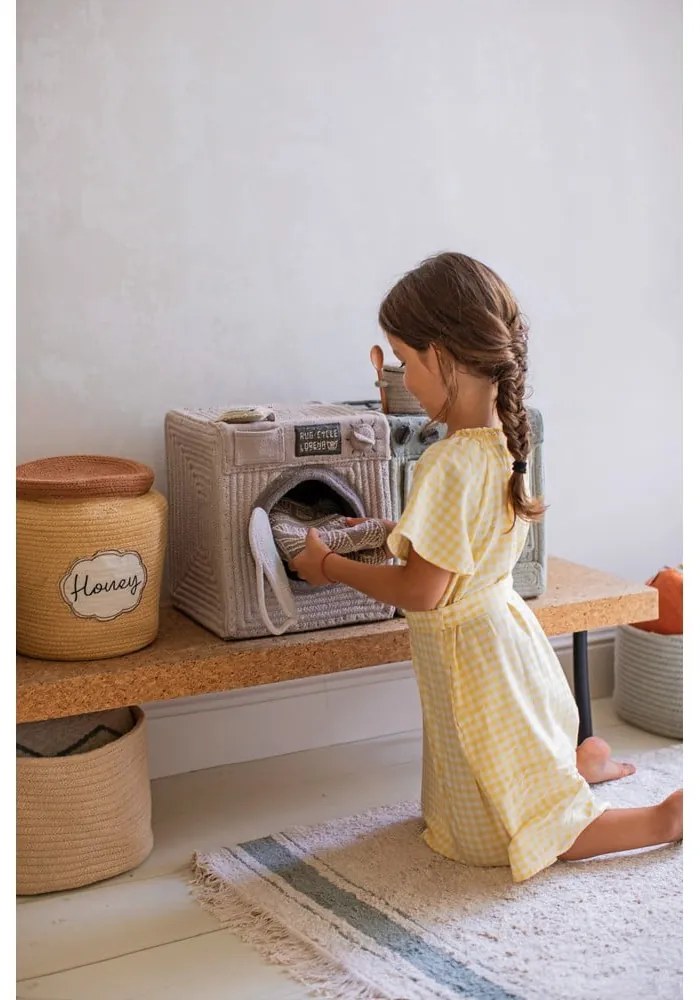 Светлокафява текстилна детска кошница за играчки ø 28x27 cm Honey Pot – Lorena Canals