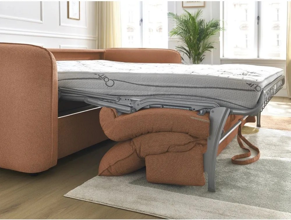 Оранжев диван 236 cm Achille – Bobochic Paris