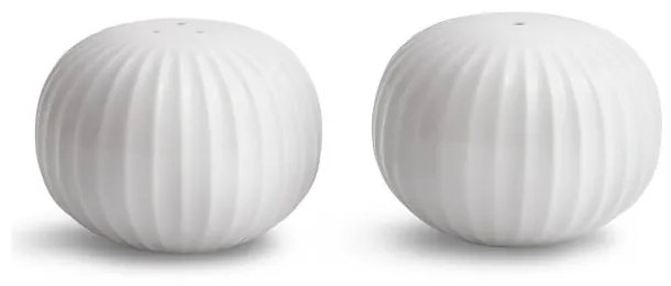 Комплект бели солници и пиперници от порцелан Hammershoi Hammershøi - Kähler Design