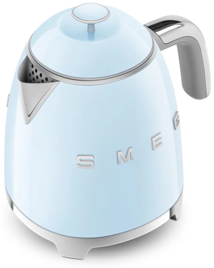 Светлосиня електрическа кана от неръждаема стомана 800 ml Retro Style – SMEG