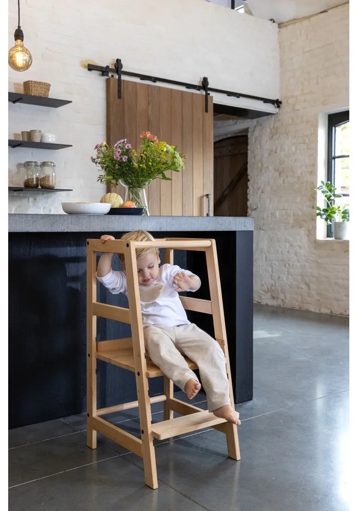 Учебна кула от масивен бук в естествен цвят Forrest – Vipack