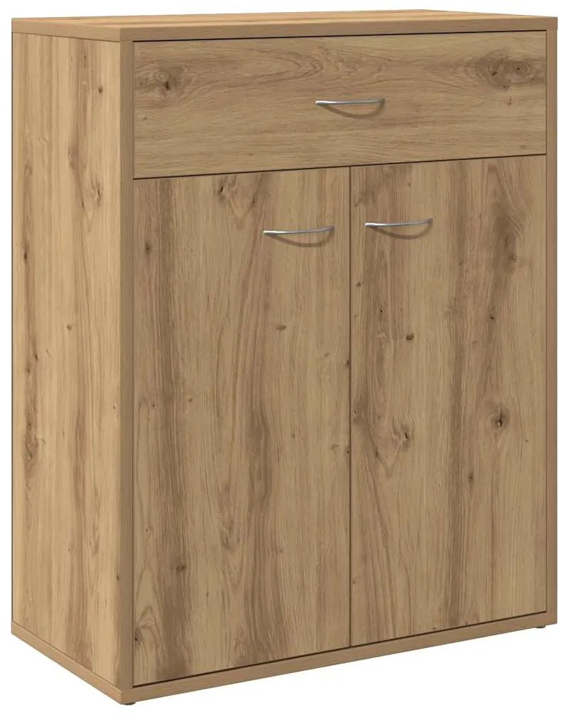 855897 vidaXL Сайдборд, дъб артизан, 60x30x75 см, инженерно дърво