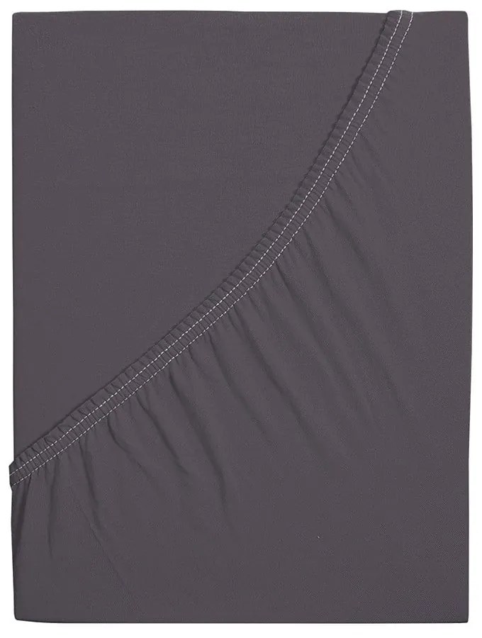 Антрацитен чаршаф 90x200 cm - B.E.S.
