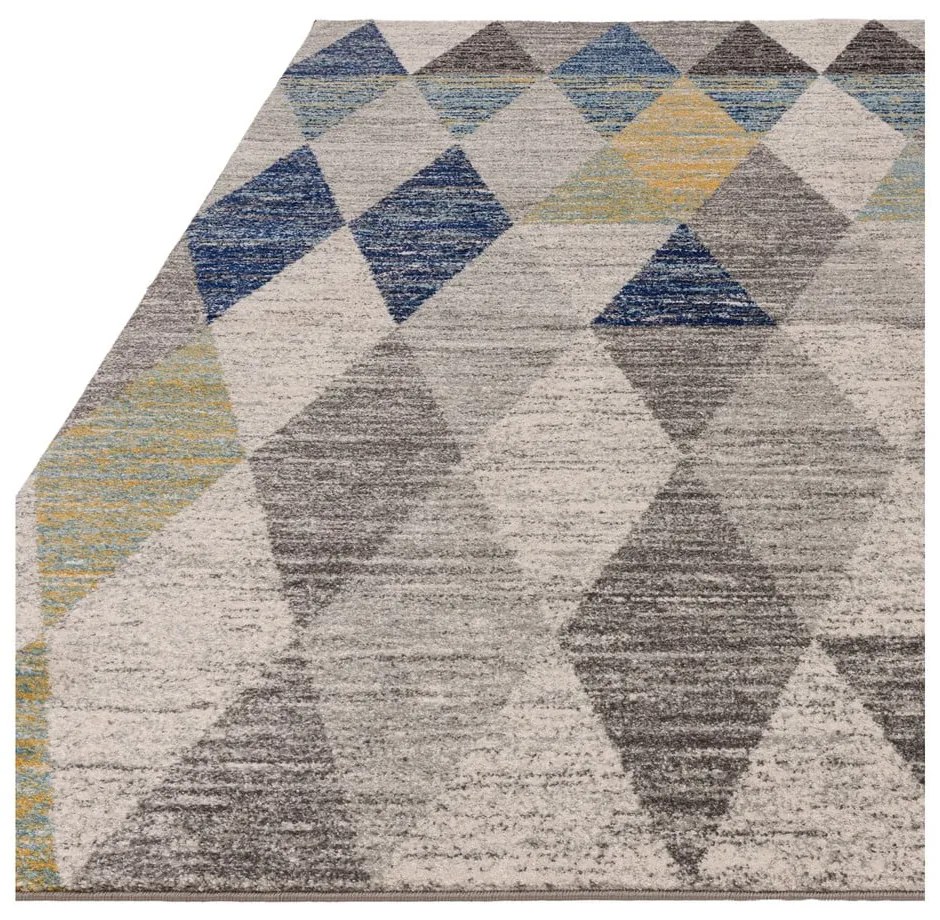 Син килим 200x290 cm Muse Harlequin Blue – Asiatic Carpets