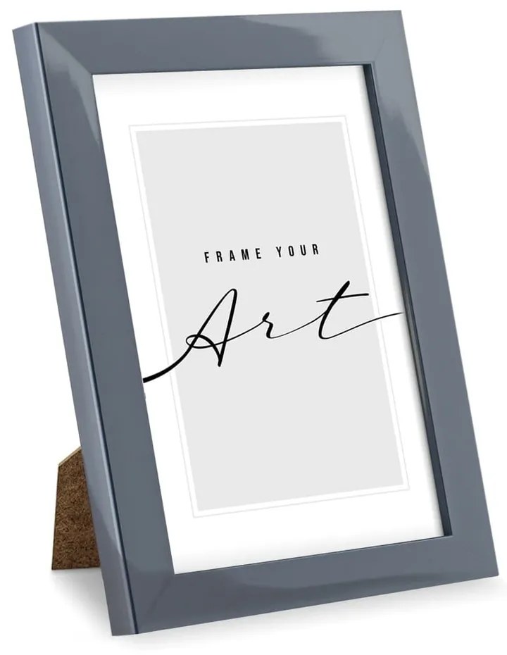 Сива пластмасова рамка 19x25 cm