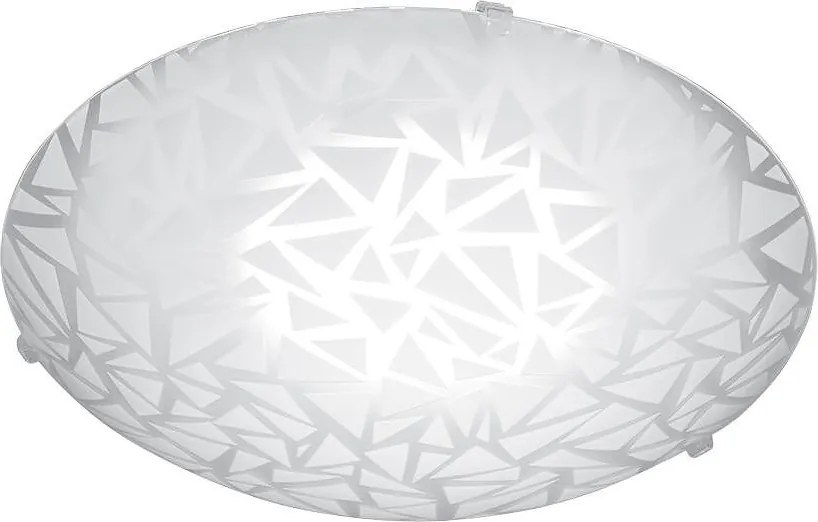 Плафониера ВИТРАЖ LED, ø400, бял мат, 24W, 4000K