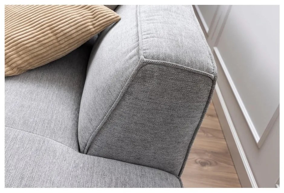 Светлосив модул за диван, десен ъгъл Fairfield - Bonami Selection