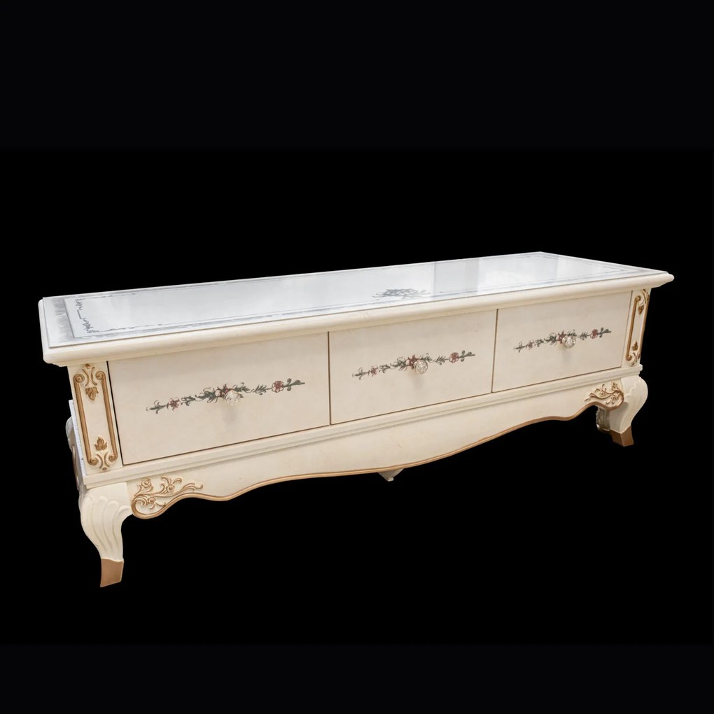 ТВ модул за дневна CL 022 серия Chanel, стил Рококо