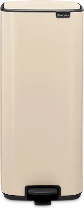 Кош за боклук Brabantia Bo Pedal 1010124, 30 л, Леко затваряне, Противоплъзгаща основа, Бежов