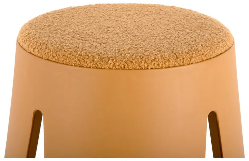 Пластмасова табуретка в цвят охра и жълто Savor - Leitmotiv