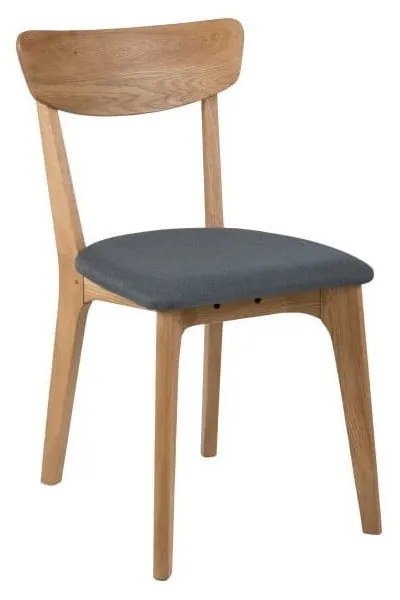 Сиви/в естествен цвят тапицирани трапезни столове в комплект 2 бр. Taxi – Actona