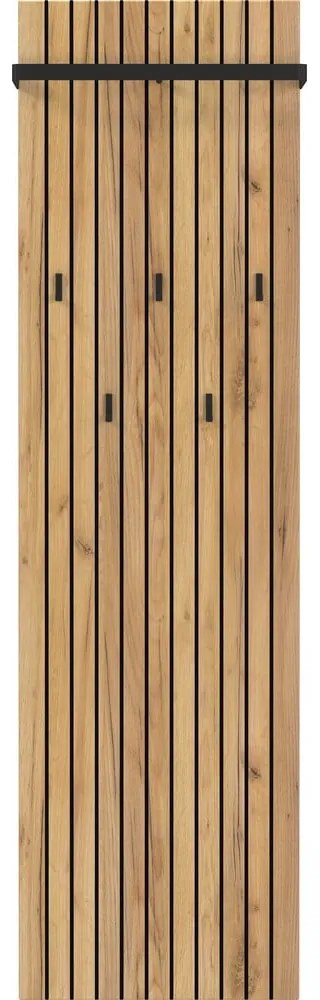 Стенна закачалка от декор от дъб в естествен цвят 46 cm Libbiano – Germania