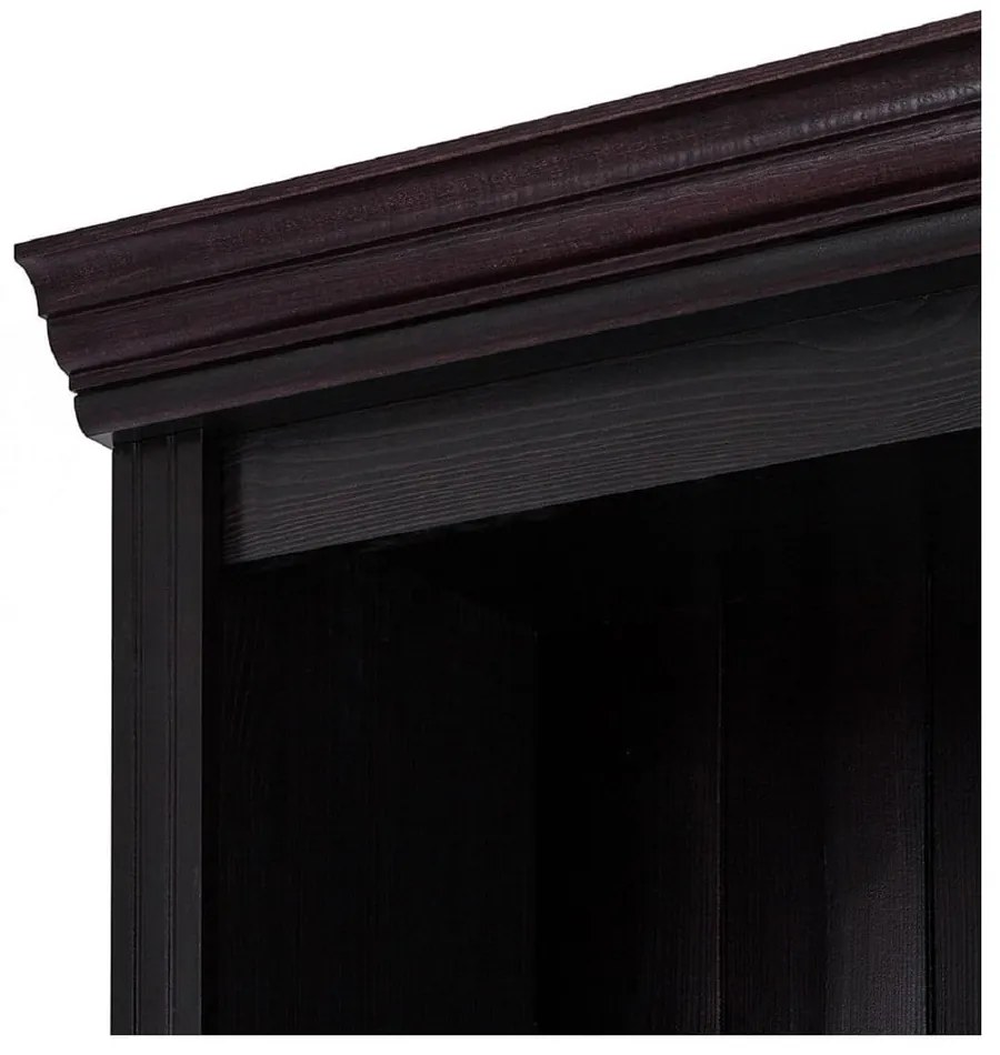 Кафява библиотека от масивен бор 222x223 cm Anita – Støraa