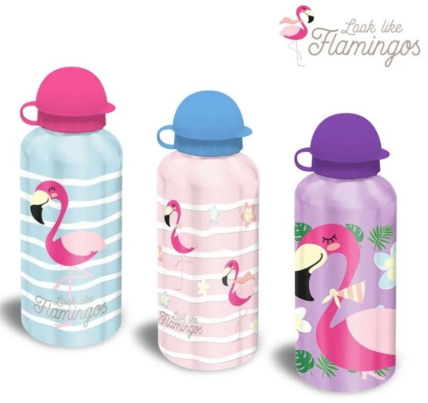 Kids Licensing - FLAMINGO алуминиева бутилка 500 мл
