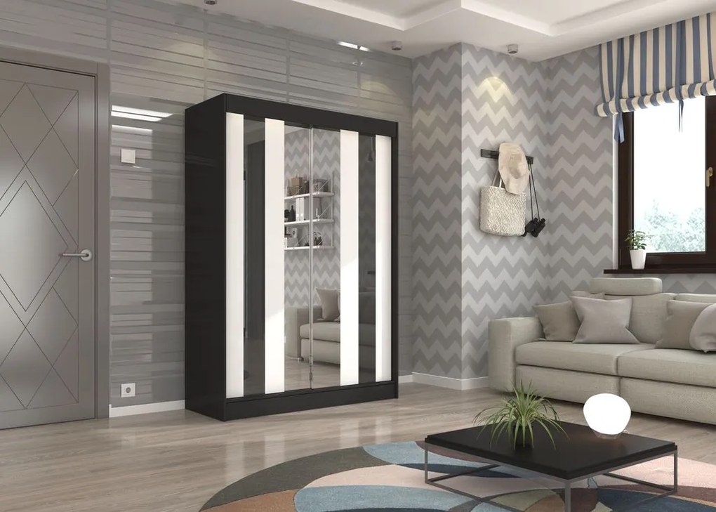 Гардероб Nabi 150 плъзгащ се-Drus-Kafe
